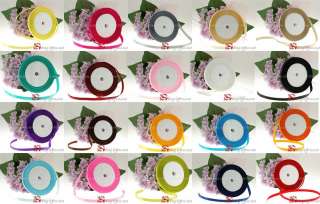 25 Yards 16mm Polyester Satin Ribbon in Varies Colors and Lots  