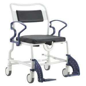  Dallas Shower Commode Chair in Grey / Blue: Home & Kitchen