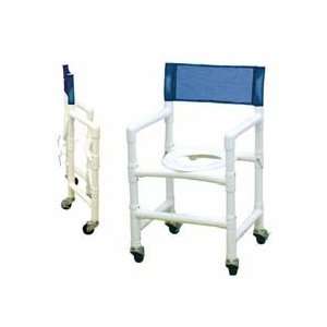 Folding PVC Shower Commode Chair: Health & Personal Care
