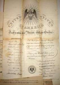 William H Seward Autograph Citizenship 03/03/1865 L@@K  