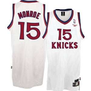 Reebok New York Knicks #15 Earl Monroe White Soul Swingman Jersey 