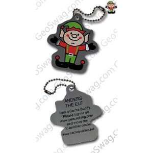 Anders the Elf Geocaching Trackable Tag 