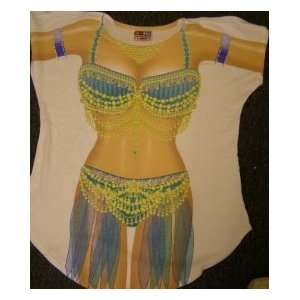   belly dancer cover up t shirt one size or plus size Toys & Games