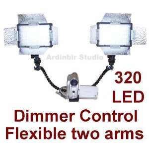  (320 leds) with Flexible Arm for Canon, Sony, Panasonic, SAMSUNG 