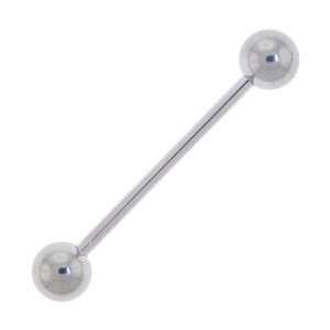  14 Gauge STEEL BARBELL Tongue Ring 7/8 6mm Jewelry