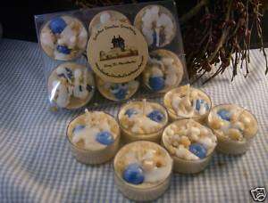 BLUEBERRY CHEESECAKE SCENTED GRUBBY TEALIGHTS  