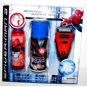  SPIDER MAN 3 Groom n Go Deluxe Bath Razor Set Toys 