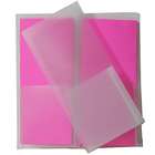   Paper Clear Mini Plastic Heavy Duty Two Pocket Folder   4 1/4 x 9 1/8