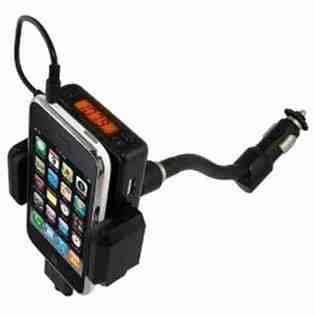   Range Frequency Fm Transmitter Car Kit for Apple iPod (Black) at 