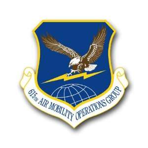 US Air Force 615th Air Mobility Operations Group Decal Sticker 3.8 6 