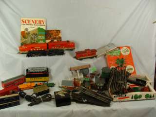 Huge mixed lot of Vintage Train Flyer and parts for repair and more 