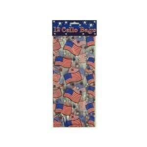  Patriotic Flags Goody Bags Pack Of 96: Home & Kitchen