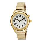 Talking Watch Ladies Gold Tone Talking Watch White Face   Choice of 