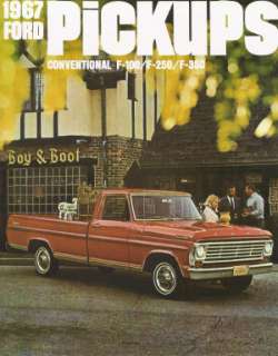 FORD 1967 TRUCK Sales Brochure 67 Pick Up  