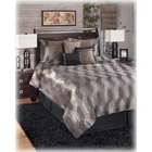 Famous Brand Famous Collection   Paisley 7 Piece King Bedding Set