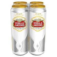 Stella Artois 4X568ml   Groceries   Tesco Groceries