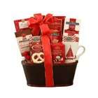 Wine Country Gift Baskets Holiday Cocoa and Sweets Gift Box, 3 Pound