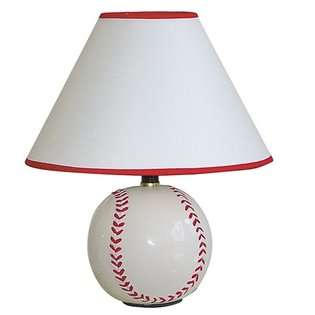Ore International Ceramic Baseball Lamp  Tools Electricians Tools 