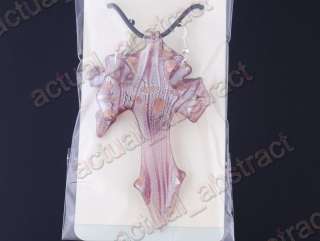 FREE12xlampwork Glass costume cross necklace SETS  