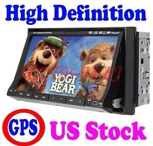 Inch 2 Din Car Stereo DVD Player GPS Navigation Touch LCD/PIP/TV/RDS 