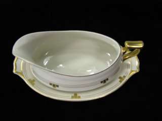 Vintage Edwin M. Knowles China Co. Vitreous Gravy Boat  