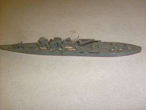 Rare! Japanese Military Model Heavy Cruiser: 6 Lifeboats 1 Plane: 11 