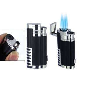  Triple Torch Lighter W/cigar Punch Cutter 