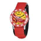 Disney Kids D019S505 Cars Time Teacher Red Velcro Watch