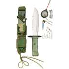 steel survival knife new best quality mtechr usa woodr ribbed 