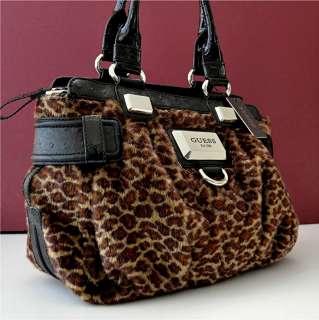 Guess Brown Rachelle Zoo Handbag Bag Purse 758193217421  
