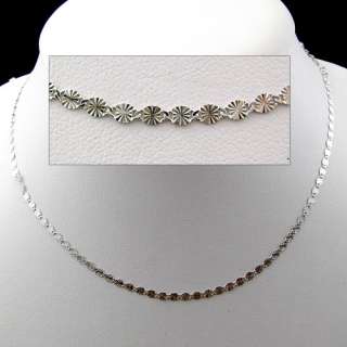 Italy 16inch 925 sterling silver chain necklace  