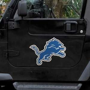  NFL Detroit Lions 11.25 Light Blue Team Logo Car Magnet 