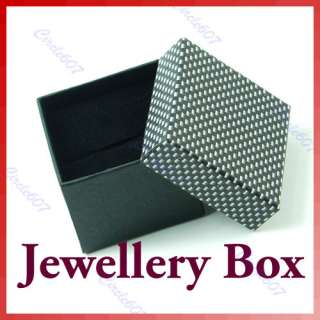 Fashion Square shape Jewelry Storage Case ring Gift box  