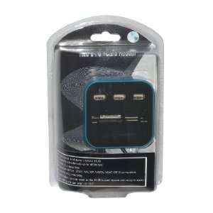 High Speed COMBO All  In One Memory Card Reader With USB 2.0/ 4 PORTS 