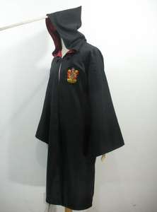 New Harry Potter Gryffindor & Slytherin Robe Cloak Adult Size Costume 
