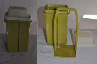 PC green TUPPERWARE PICKLE keeper HOLDER CONTAINER  