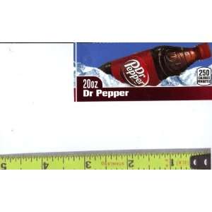  Magnum, Small Rectangle Size Dr Pepper BOTTLE Soda Vending 