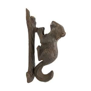  Rustic Cast Iron Squirrel Door Knocker Nature: Home 