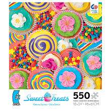   Treats Jigsaw Puzzle 550 Piece   Pink Flower   Ceaco   