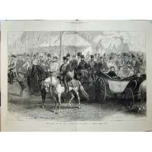  1873 Queen Shah Persia Review Windsor Great Park Horse 
