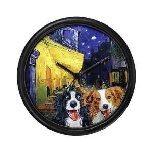  Cafe Dogs Funny Wall Clock by 