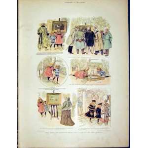  Grandfather Tale Old Master Sketches Mars Print 1898