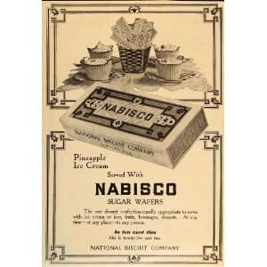  1909 Ad Nabisco Sugar Wafers National Biscuit Company 