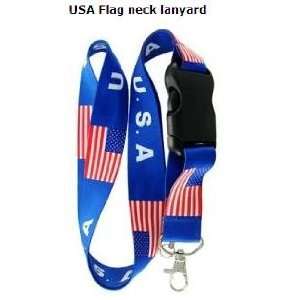  USA Flag Lanyard Key Chain Holder: Everything Else