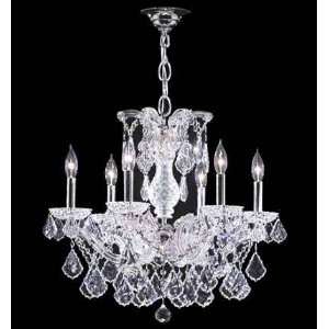 By James R Moder Maria Theresa Grand Collection Silver Finish 6 Light 