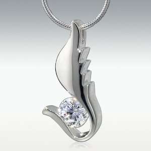 Angel Wing Sterling Silver Cremation Jewelry  Kitchen 