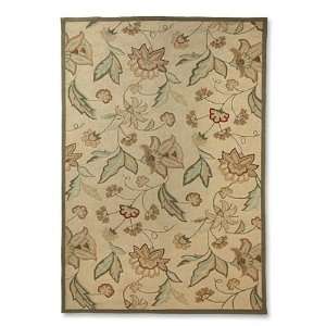  Orvis Foliage and Floral Indoor/Outdoor Floral Rug: Home 