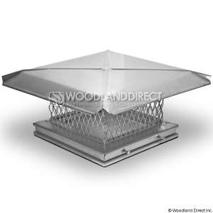 17x17 Stainless Steel Chimney Cap  