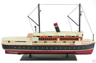 1935 Great Lakes Steamer   28 Wooden Ship Model  