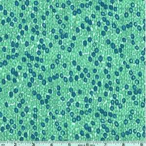   Henry Raindrops Aqua Fabric By The Yard Arts, Crafts & Sewing